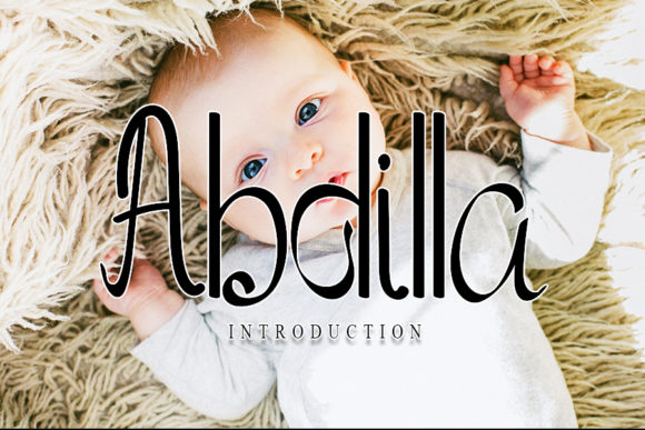 Abdilla: A Handwritten Font for Elegant Web Design