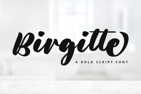Birgitte: A Brushed Handwritten Typeface for Editorial Design