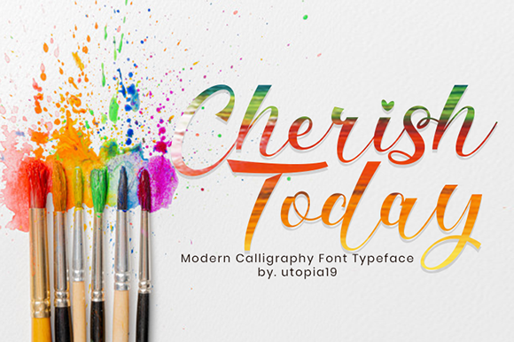 Cheerish Today: A Script Font That Elevates Your Brand Identity