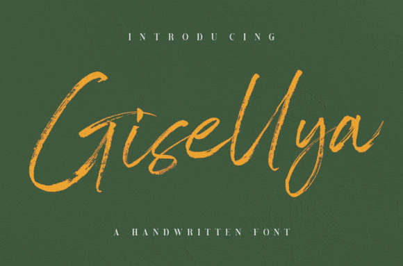 Gisellya: The Handwritten Font for Authentic Small Business Branding