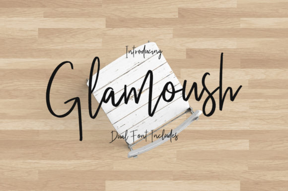 Glamoush: A Handwritten Font That Elevates Your Brand