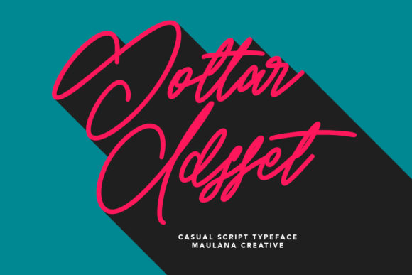 Gottar Adsset: A Handwritten Typeface for Editorial Elegance