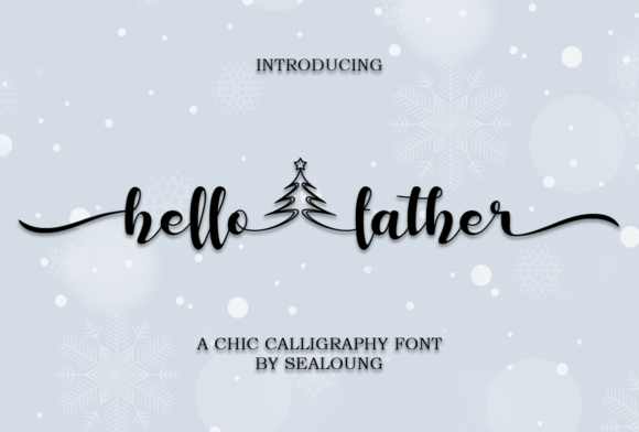 Hello Father: The Elegant Script Font for Polished Brand Identity