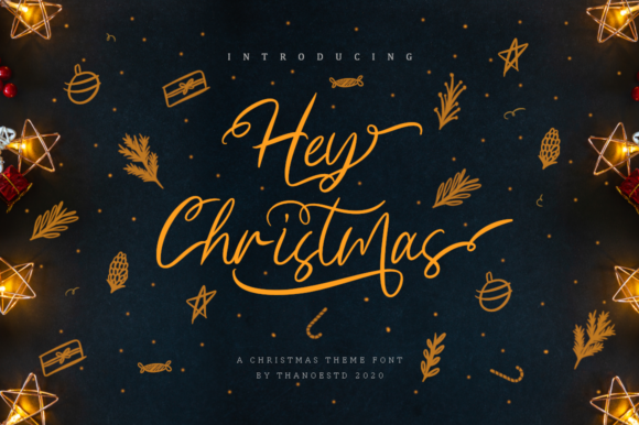 Hey Christmas: The Script Font That Elevates Holiday Branding