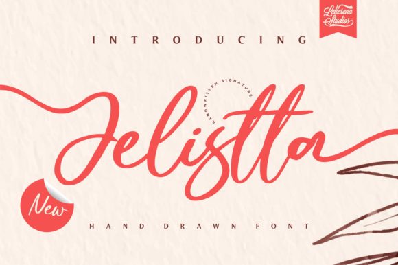 Jelistta Typeface Review: A Brushed Script for Relaxed Brand Identities