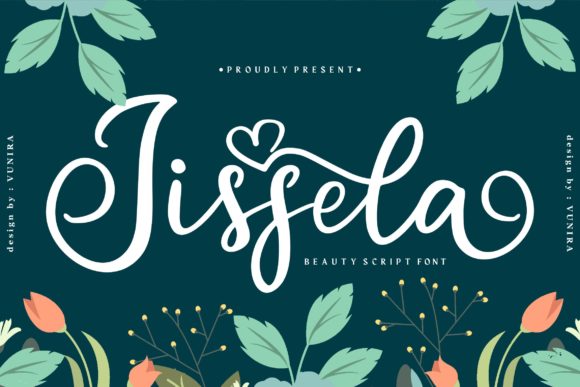 Jissela: A Delicate Brushed Script for Handmade Branding