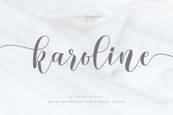 Karoline: The Elegant Script Font for Handmade Brands and Printables