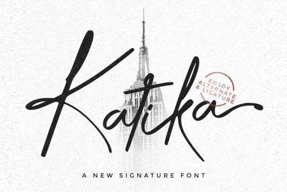 Katika Font Review: A Sweet Handwritten Typeface for Brand Identity