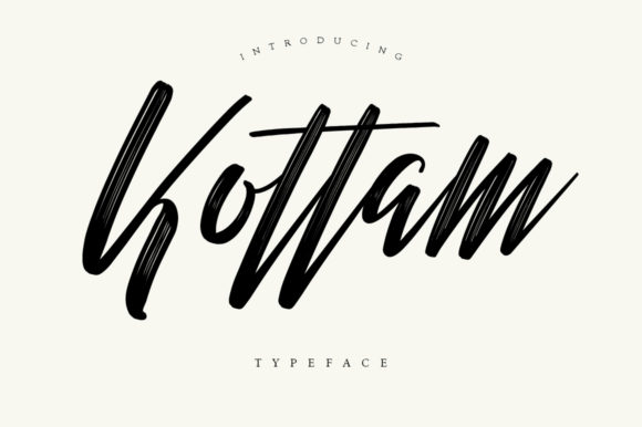 Kottam: A Bold Handwritten Font for Modern Marketing