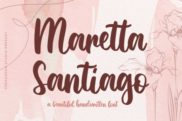 Maretta Santiago: A Script Font That Elevates Your Web Design