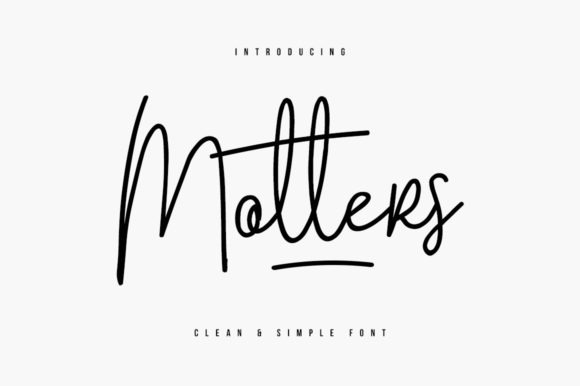Motters: A Flowing Handwritten Font for Stronger Campaign Messaging