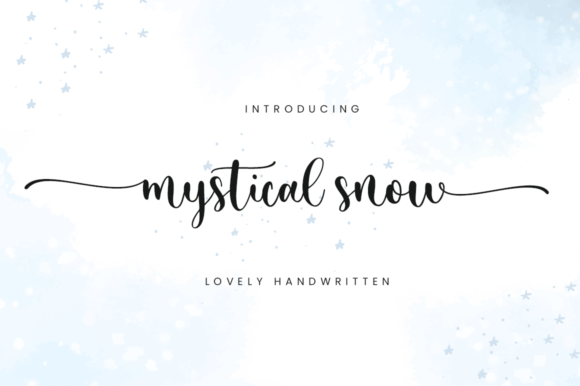 Mystical Snow Typeface Review: Elegant Script for Modern Branding