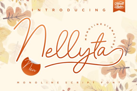 Nellyta: A Romantic Script Font for Handmade Branding