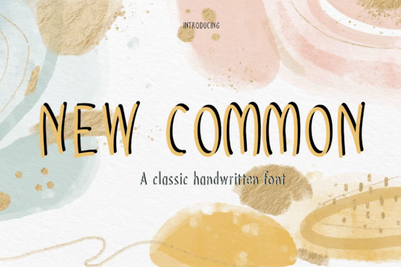 New Common: A Handwritten Typeface for Joyful Web Design