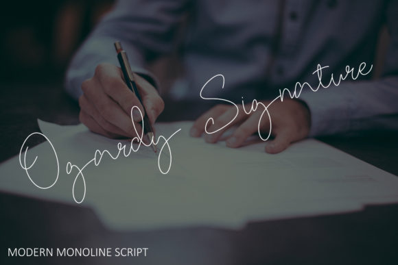 Ogardy Signature: A Handwritten Font That Elevates Your Brand