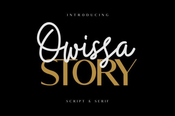 Owissa Story Duo: A Handwritten Font for Editorial Elegance