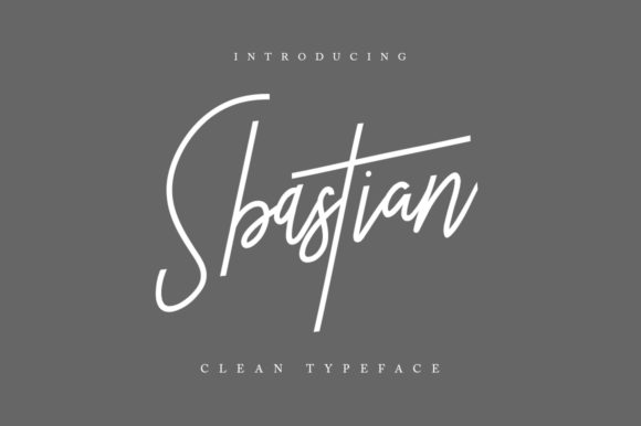 Sbastian Font: A Handwritten Typeface for Polished Branding