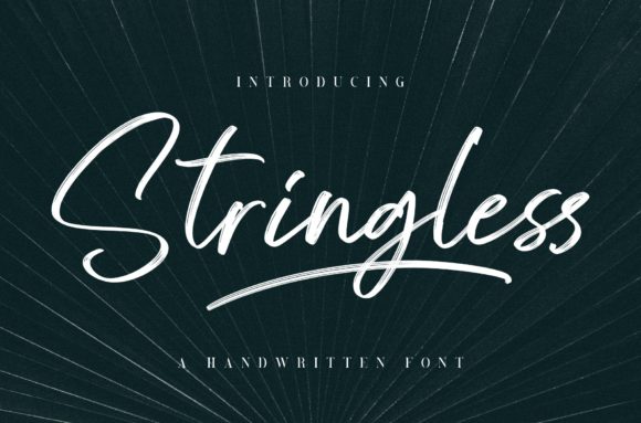 Stringless: The Handwritten Typeface That Elevates Campaign Visuals