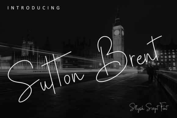 Sutton Brent: A Handwritten Font for Modern Branding