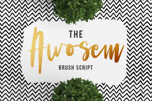 The Awosem: A Handwritten Font for a Polished Brand