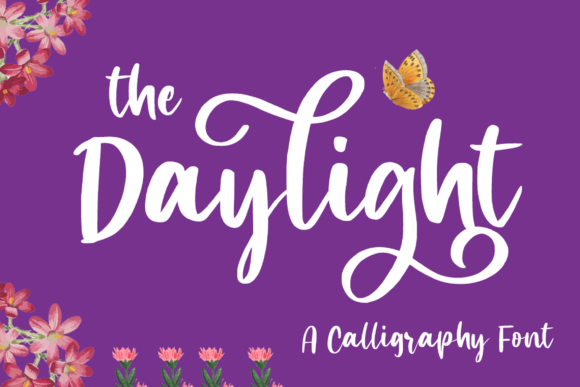 The Daylight: A Sweet Handwritten Font for Dreamy Brand Identities