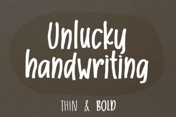 Unlucky: A Handwritten Font for Modern Web Design
